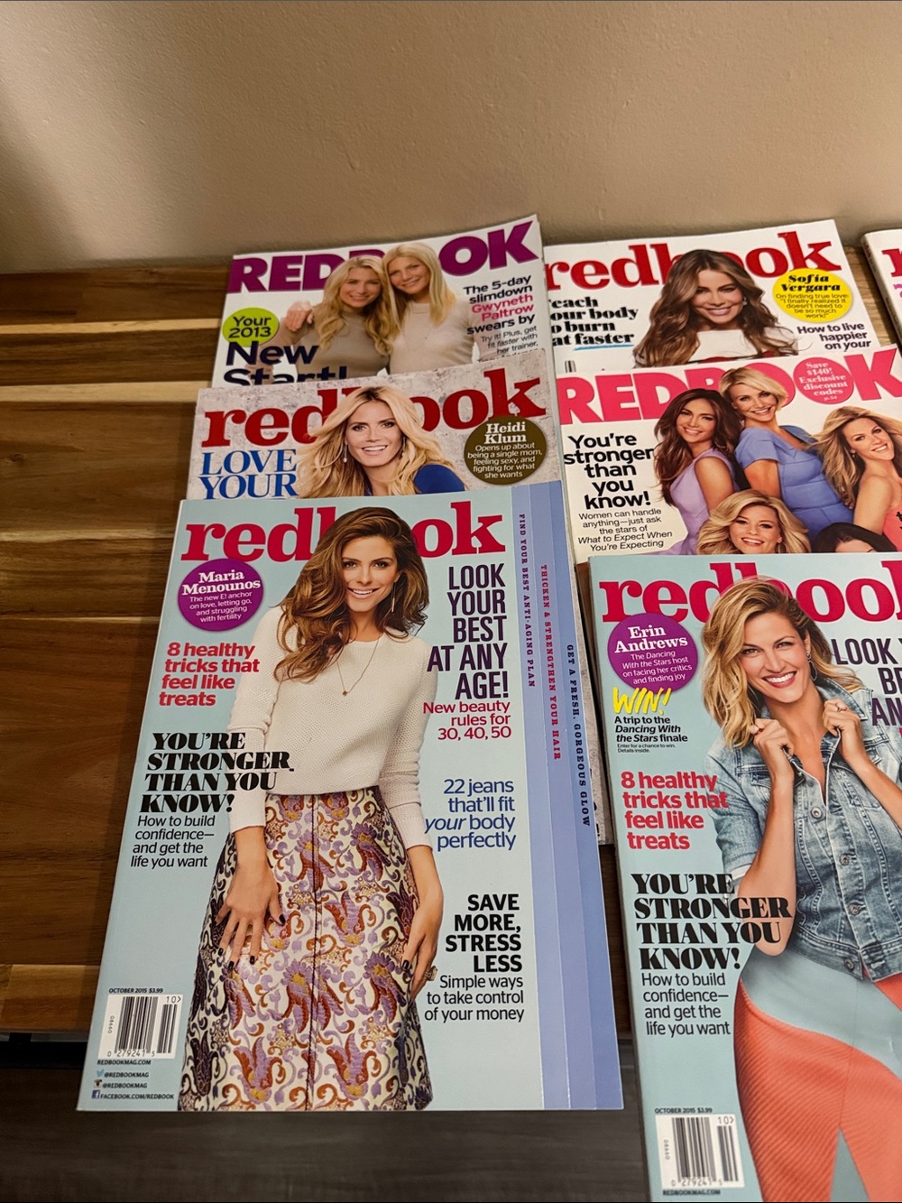 Redbook Magazine Lot - Mixed Covers (Red, White, Blue) - Picture 2 of 3